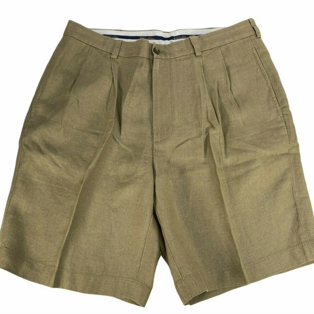 Brooks Brothers Irish Linen 100% Linen Short Color